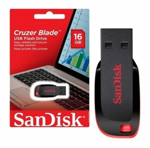 PENDRIVE 16GB SANDISK CRUZER BLADE