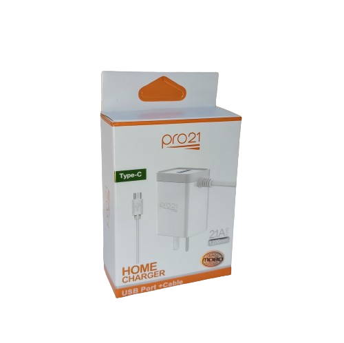 CARGADOR 220 TIPO C 2.1 PRO21