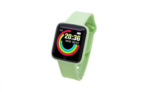 SMARTWATCH RELOJ ACC0068 12-23SUO076 TIPO MACARON CUADRADO SOLO VERDE