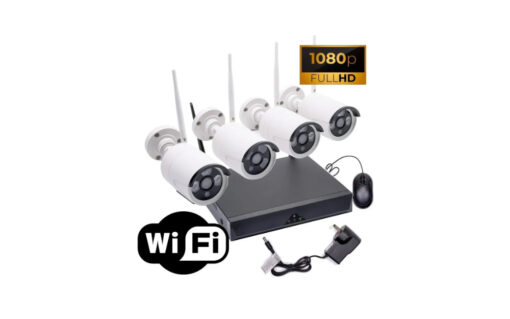 CÁMARA DE SEGURIDAD KIT X 4 WIFI
