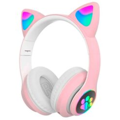 AURICULAR VINCHA BLUETOOTH CAT23M CON OREJITAS RGB