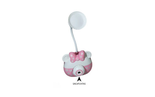 LÁMPARA VELADOR MINNIE MOUSE LAPICERO / SACAPUNTAS