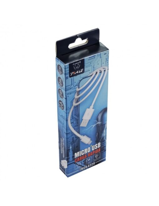 CABLE DE DATOS MICRO USB 3.1A TMCB 6229 / CABV8-64 TIME