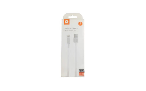 CABLE DE DATOS TIPO C 2.4A WUW X128 (2 PCS)