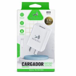 CARGADOR 2.4A MICRO USB CABLE DESMONTABLE ROYALCELL