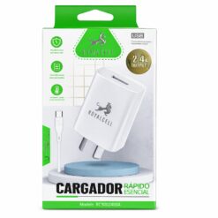 CARGADOR 2.4A TIPO C CABLE DESMONTABLE ROYALCELL