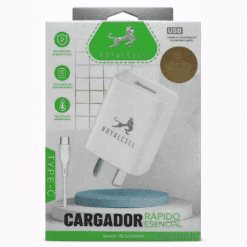 CARGADOR USB CON CABLE TIPO C 2.4A RC5002400A