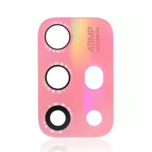 VIDRIO CAMARA ADHESIVO MOTOROLA G20 (ROSA)