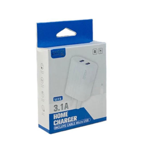 ADAPTADOR 3.1A LITE + CABLE MICRO P-31 PRO21
