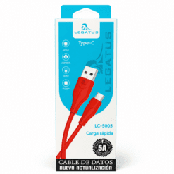CABLE DE DATOS USB A TIPO C 1M 5A DESARMADO LC-5005