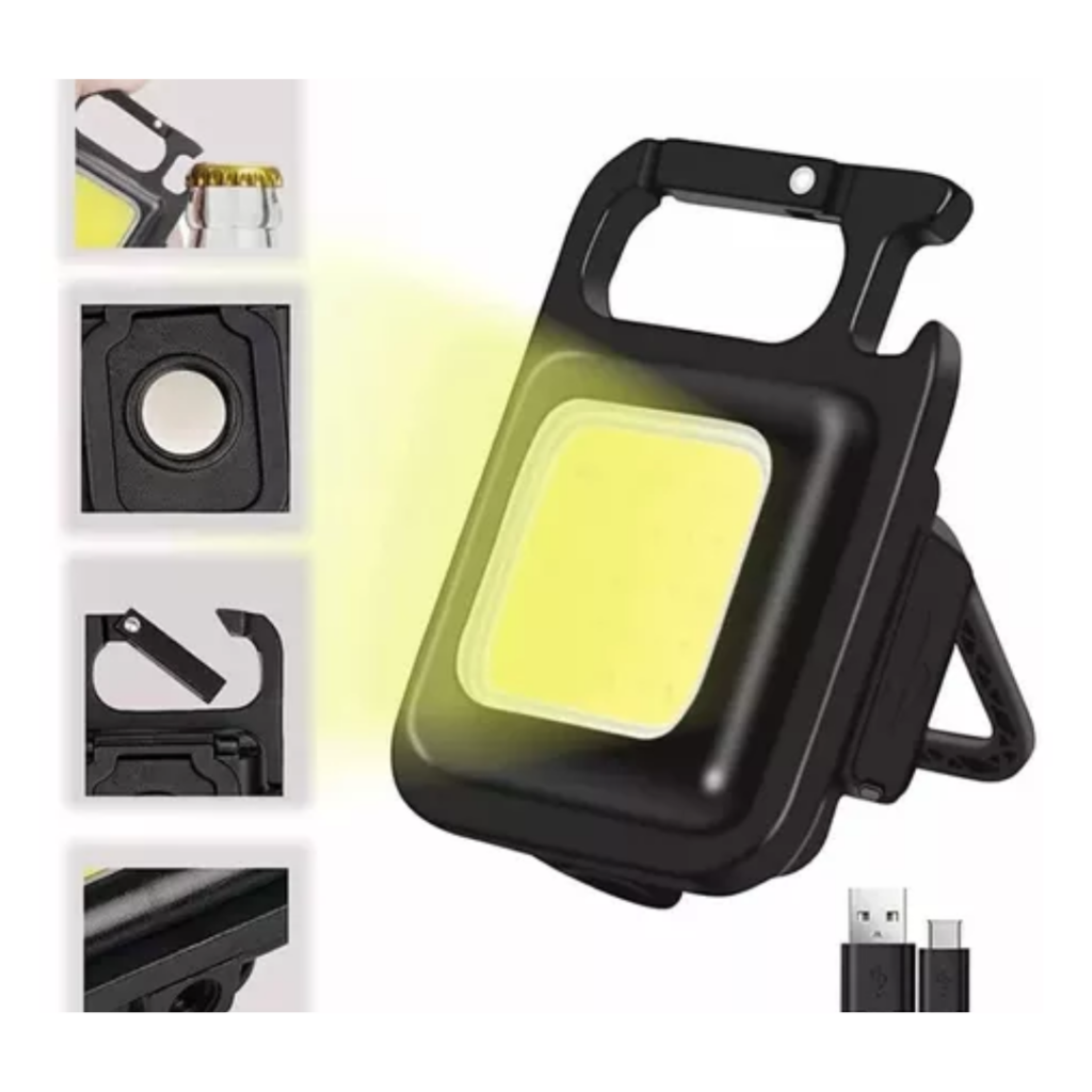 LINTERNA LED RECARGABLE MINI LLAVERO 390 FCL-5 - OKEY
