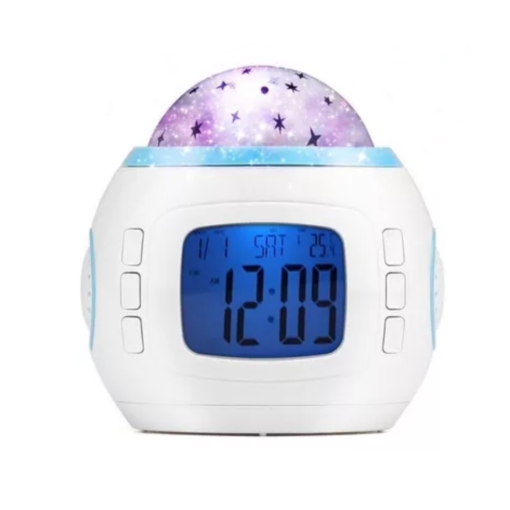 RELOJ DESPERTADOR DIGITAL MUSICAL C/ LUZ REJ-4402