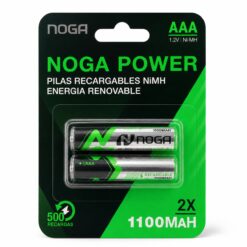 PILA RECARGABLE NOGA AAA 1100 MAH 1.2V BLISTER X2