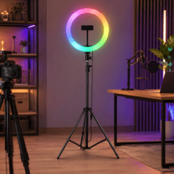 Alternative view of ARO DE LUZ RGB 26CM 10 PULGADAS C/TRIPODE MJ-26/H-466