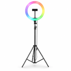 ARO DE LUZ RGB 26CM 10 PULGADAS C/TRIPODE MJ-26/H-466