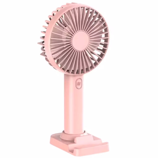 VENTILADOR MINI PORTATIL CON BASE PORTA CELULAR
