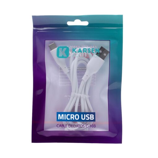CABLE DE DATOS MICRO USB (C-103) KARSEN