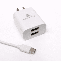 Alternative view of CARGADOR 2 USB A CON CABLE TIPO C 4.8A RC5004800F LEGATUS