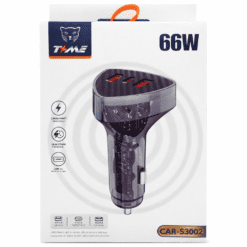 CARGADOR ADAPTADOR AUTO 2 USB A + USB C 66W CAR-53002