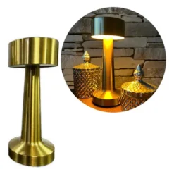 LÁMPARA VELADOR TACTIL METAL DL-019
