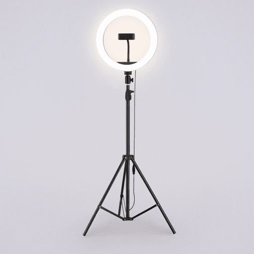 ARO FLASH LED SELFIE 30CM 12 PULG. RING FILL LIGHT CON TRIPODE LJJ-30