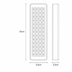 Alternative view of LUZ DE EMERGENCIA 60 LED MINI ZM-Y02