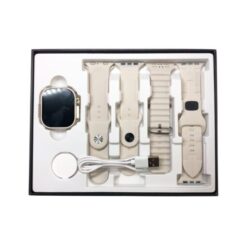 SMARTWATCH RELOJ LG81 ULTRA 4 BANDAS BEIGE