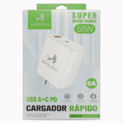 CARGADOR ADAPTADOR USB A/C 55W 6A RC9006000A