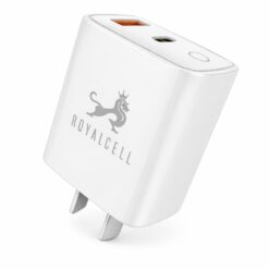 CARGADOR ADAPTADOR USB A + USB C PD 55W 6A ROYALCELL  RC9006000A