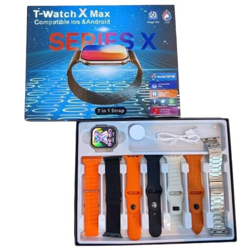 SMARTWATCH RELOJ X MAX SERIE X 7 MALLAS
