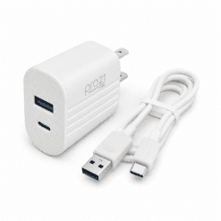 Alternative view of CARGADOR PRO21 P31 LITE 3.1A C/CABLE TIPO C CAJA NARANJA