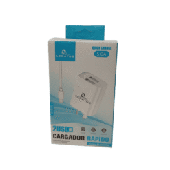 CARGADOR 220 TIPO C 5.0A 2USB CABLE DESMONTABLE LEGATUS RC5005000B