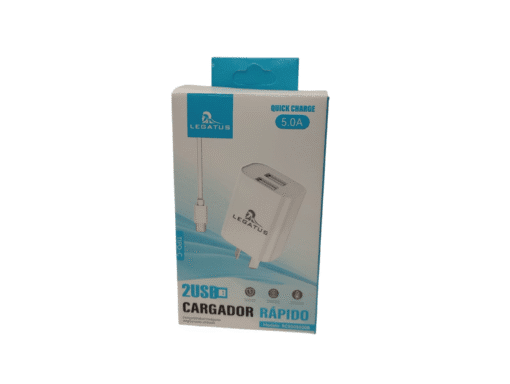 CARGADOR 220 TIPO C 5.0A 2USB CABLE DESMONTABLE LEGATUS RC5005000B