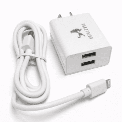 Alternative view of CARGADOR 2 USB A CON CABLE IPHONE 5.0A RC5005000A