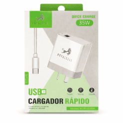 CARGADOR USB A CON CABLE TIPO C 35W RC9003800A
