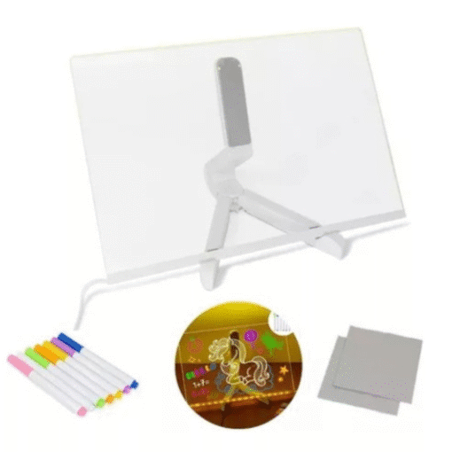 PIZARRA LED MARCADORES 15X15CM