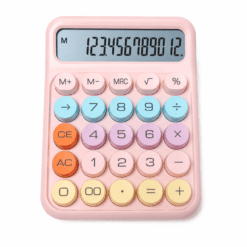 CALCULADORA 12 DIGITOS PASTEL A PILA H-313
