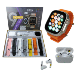 KIT AURICULAR Y RELOJ SMARTWATCH C/MALLA INTERCAMBIABLE TH7-1 ULTRA 3