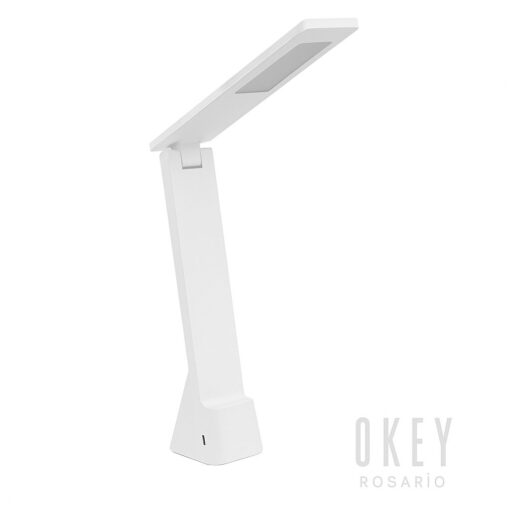 LÁMPARA VELADOR TACTIL PLEGABLE BLANCA/CALIDA