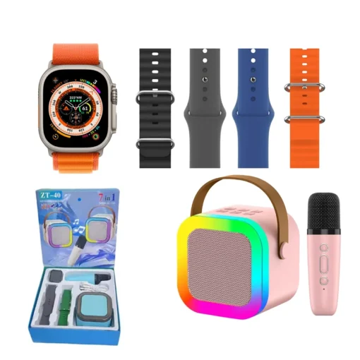 KIT PARLANTE Y SMARTWATCH C/4 MALLAS ZT-40