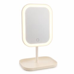 ESPEJO LED RECTANGULAR CON BASE ORGANIZADORA 0286