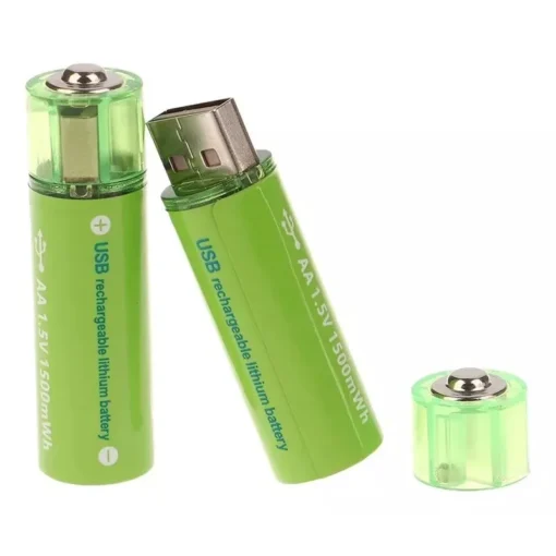 PILAS AA RECARGABLES USB x 2