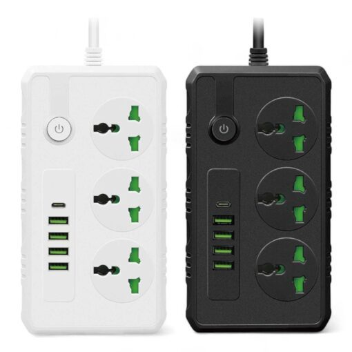 ZAPATILLA B09 / 3 ENTRADAS + 4 USB + 1 TC 3.4A 3000W