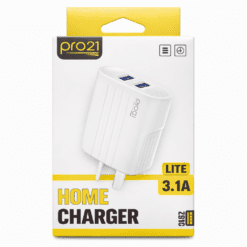 CARGADOR ADAPTADOR 2 USB A 3.1A LITE PRO21