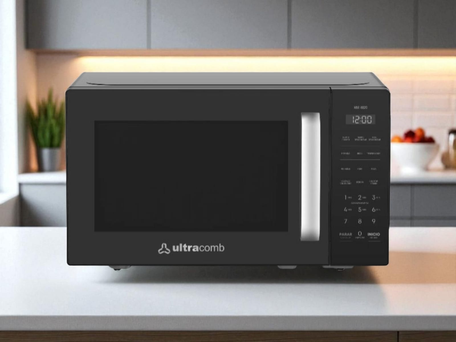 HORNO MICROONDAS 20L 700W ULTRACOMB HM-8020 - Imagen 2