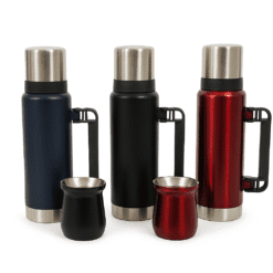 SET DE TERMO Y MATE ACERO 1400L