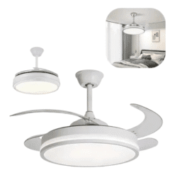 VENTILADOR DE TECHO CON LUZ CALIDA/FRIO