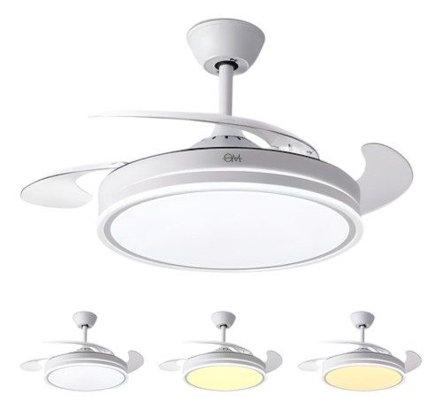 VENTILADOR DE TECHO CON LUZ CALIDA/FRIO