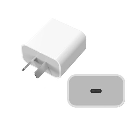 ADAPTADOR 20W USB TIPO C PATA OBLICUA CERTIFICADO