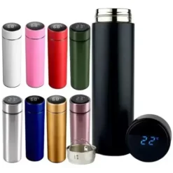 BOTELLA TERMICA C/TERMOMETRO DIGITAL 500ML